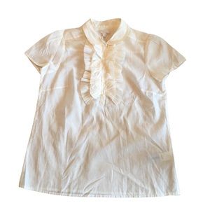 💕J Crew Ladies Short Sleeved Blouse - size 4